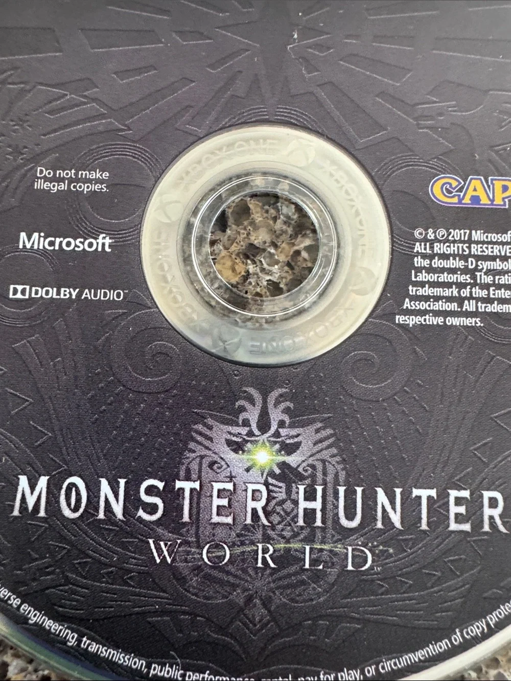 Xbox One Monster Hunter World Game Disc Capcom Like NEW